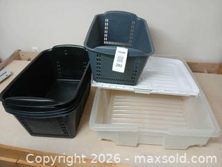 MaxSold Auction: Laundry baskets & storage - Hamilton (Ontario, Canada) SELLER MANAGED Estate Sale Online Auction -  Glendale Avenue South