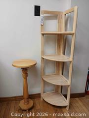 MaxSold Auction: Shelf & table & stool - Hamilton (Ontario, Canada) SELLER MANAGED Estate Sale Online Auction -  Glendale Avenue South