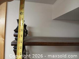 MaxSold Auction: Solid Fancy Wood Shelf - Hamilton (Ontario, Canada) SELLER MANAGED Estate Sale Online Auction -  Glendale Avenue South