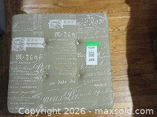 MaxSold Auction: Storage ottoman  - Hamilton (Ontario, Canada) SELLER MANAGED Estate Sale Online Auction -  Glendale Avenue South