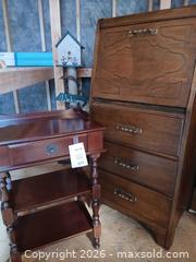 MaxSold Auction: Writing desk & side table - Hamilton (Ontario, Canada) SELLER MANAGED Estate Sale Online Auction -  Glendale Avenue South