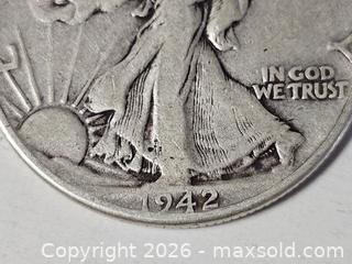 MaxSold Auction: 1942 Canada Silver Half Dollar Coin  - Kingston (Ontario, Canada) SELLER MANAGED Downsizing Online Auction - Woodbine Road