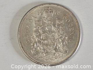 MaxSold Auction: 1961 Canada Silver Half Dollar Coin  - Kingston (Ontario, Canada) SELLER MANAGED Downsizing Online Auction - Woodbine Road