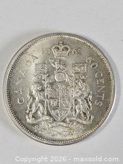 MaxSold Auction: 1965 Canada Silver Half Dollar Coin  - Kingston (Ontario, Canada) SELLER MANAGED Downsizing Online Auction - Woodbine Road