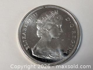 MaxSold Auction: 1967 Canada Silver Half Dollar Centennial Coin  - Kingston (Ontario, Canada) SELLER MANAGED Downsizing Online Auction - Woodbine Road