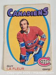 MaxSold Auction: 1971-72 OPC Guy Lafleur Rookie Card  - Kingston (Ontario, Canada) SELLER MANAGED Downsizing Online Auction - Woodbine Road