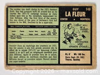MaxSold Auction: 1971-72 OPC Guy Lafleur Rookie Card  - Kingston (Ontario, Canada) SELLER MANAGED Downsizing Online Auction - Woodbine Road