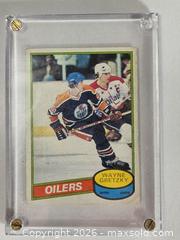 MaxSold Auction: 1980-81 OPC Wayne Gretzky 2nd Year Card Oilers  - Kingston (Ontario, Canada) SELLER MANAGED Downsizing Online Auction - Woodbine Road
