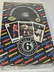 MaxSold Auction: 1992 Original 6 Hockey Card Sealed Wax Box Hockey Cards  - Kingston (Ontario, Canada) SELLER MANAGED Downsizing Online Auction - Woodbine Road