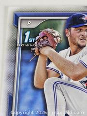 MaxSold Auction: 2024 Topps Baseball Trey Yesavage Rookie Card Blue Jays  - Kingston (Ontario, Canada) SELLER MANAGED Downsizing Online Auction - Woodbine Road