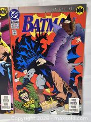 MaxSold Auction: BATMAN #492 , 493 Part 1 of Knightfall! BANE Appearance! DC 1993 Kelley Jones-c - Kingston (Ontario, Canada) SELLER MANAGED Downsizing Online Auction - Woodbine Road