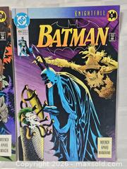 MaxSold Auction: Batman #494 , 495 1993 NM KEY  KnightFall Part 7! Poison Ivy Cover! - Kingston (Ontario, Canada) SELLER MANAGED Downsizing Online Auction - Woodbine Road