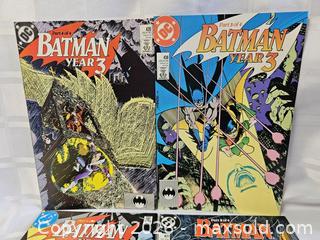 MaxSold Auction: BATMAN YEAR 3 COMPLETE SET LOT 1-4 Issues #436-#439 (DC 1989) Robin origin - Kingston (Ontario, Canada) SELLER MANAGED Downsizing Online Auction - Woodbine Road