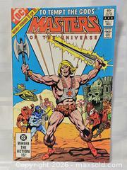 MaxSold Auction: MASTERS OF THE UNIVERSE #1 - DC Comics 1982 HE-MAN First Appearance  - Kingston (Ontario, Canada) SELLER MANAGED Downsizing Online Auction - Woodbine Road