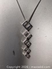 MaxSold Auction: Sterling Silver Necklace Chain 21" with Sterling Pendant - Kingston (Ontario, Canada) SELLER MANAGED Downsizing Online Auction - Woodbine Road