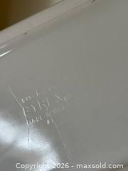 MaxSold Auction: Vintage 1961 Pyrex Rare Promo Piece Golden Pine, Space Saver - Saratoga (California, USA) SELLER MANAGED Estate Sale Online Auction - Allendale Avenue