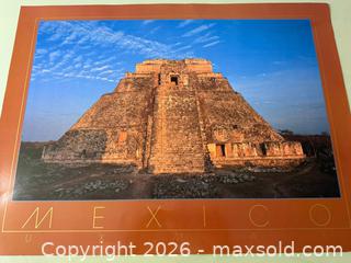 MaxSold Auction: Vintage Art: Uxmal Ruins, Mexico Travel Poster by Jay Nadelson for Impact - Saratoga (California, USA) SELLER MANAGED Estate Sale Online Auction - Allendale Avenue