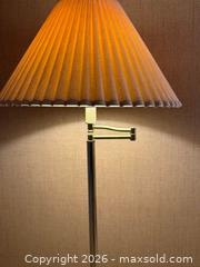 MaxSold Auction: Vintage Brass Stiffel Style Swing Arm Floor Lamp - Saratoga (California, USA) SELLER MANAGED Estate Sale Online Auction - Allendale Avenue