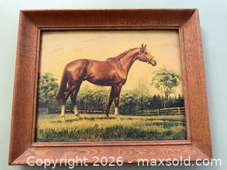 MaxSold Auction: Vintage Framed Art: Secretariat - Saratoga (California, USA) SELLER MANAGED Estate Sale Online Auction - Allendale Avenue