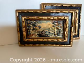 MaxSold Auction: Vintage Framed Art: Set of 2 Original Landscape Oil Paintings - Saratoga (California, USA) SELLER MANAGED Estate Sale Online Auction - Allendale Avenue