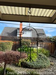 MaxSold Auction: Vintage Hanging Tiered Metal Plant Holder - Saratoga (California, USA) SELLER MANAGED Estate Sale Online Auction - Allendale Avenue
