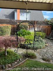 MaxSold Auction: Vintage Hanging Tiered Metal Plant Holder - Saratoga (California, USA) SELLER MANAGED Estate Sale Online Auction - Allendale Avenue