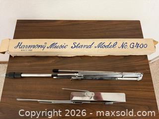 MaxSold Auction: Vintage Harmony Music Stand Model No. G400 - Saratoga (California, USA) SELLER MANAGED Estate Sale Online Auction - Allendale Avenue