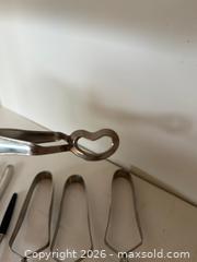 MaxSold Auction: Vintage Hors D'oeuvre / Appetizer/ Seafood Forks & Escargot Tongs - Saratoga (California, USA) SELLER MANAGED Estate Sale Online Auction - Allendale Avenue