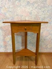 MaxSold Auction: Vintage Wooden Corner Table - Saratoga (California, USA) SELLER MANAGED Estate Sale Online Auction - Allendale Avenue