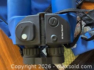 MaxSold Auction: West Marine Binoculars with Case 7 x 50" - Saratoga (California, USA) SELLER MANAGED Estate Sale Online Auction - Allendale Avenue