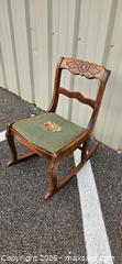 MaxSold Auction: beautiful antqiue fabric rocking chair - Horsham (Pennsylvania, USA) SELLER MANAGED Downsizing Online Auction - Village Dr