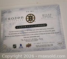 MaxSold Auction: Milan Lucic Jersey Card - Kingston (Ontario, Canada) SELLER MANAGED Downsizing Online Auction - Morenz Crescent