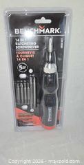 MaxSold Auction: NEW- BENCHMARK 14 in 1 Ratcheting Screwdriver Set - Kingston (Ontario, Canada) SELLER MANAGED Downsizing Online Auction - Morenz Crescent