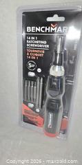 MaxSold Auction: NEW- BENCHMARK 14 in 1 Ratcheting Screwdriver Set - Kingston (Ontario, Canada) SELLER MANAGED Downsizing Online Auction - Morenz Crescent