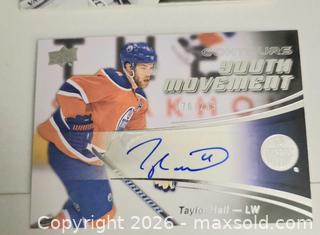 MaxSold Auction: Taylor Hall Autographed Card  - Kingston (Ontario, Canada) SELLER MANAGED Downsizing Online Auction - Morenz Crescent