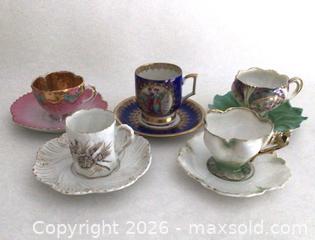 MaxSold Auction: 5 Antique Demitasse Teacups - Aurora (Ontario, Canada) PARTNER MANAGED Downsizing Online Auction - Murray Drive