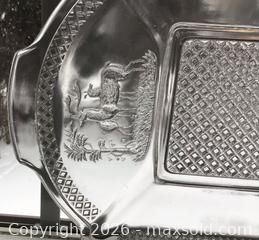 MaxSold Auction: Antique Pressed Glass Bread Plate - Aurora (Ontario, Canada) PARTNER MANAGED Downsizing Online Auction - Murray Drive