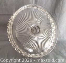 MaxSold Auction: Antique Pressed Glass Cake Stand - Aurora (Ontario, Canada) PARTNER MANAGED Downsizing Online Auction - Murray Drive