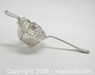 MaxSold Auction: Antique Sterling Silver Gorham "Newcastle" Tea Strainer  - Aurora (Ontario, Canada) PARTNER MANAGED Downsizing Online Auction - Murray Drive