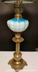 MaxSold Auction: Antique Victorian Glass Peg Lamp - Aurora (Ontario, Canada) PARTNER MANAGED Downsizing Online Auction - Murray Drive
