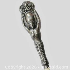 MaxSold Auction: Art Nouveau Mustache / Beard Brush With Sterling Silver Mermaid Handle - Aurora (Ontario, Canada) PARTNER MANAGED Downsizing Online Auction - Murray Drive