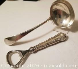 MaxSold Auction: BIRKS Sterling Ladle & Bottle Opener - Aurora (Ontario, Canada) PARTNER MANAGED Downsizing Online Auction - Murray Drive