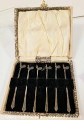 MaxSold Auction: Boxed Set Antique Silver Cocktail Picks - Aurora (Ontario, Canada) PARTNER MANAGED Downsizing Online Auction - Murray Drive
