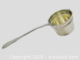 MaxSold Auction: Gilt Solid Silver Tea Strainer  - Aurora (Ontario, Canada) PARTNER MANAGED Downsizing Online Auction - Murray Drive