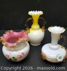 MaxSold Auction: Group of 3 Antique/Victorian Vases - Aurora (Ontario, Canada) PARTNER MANAGED Downsizing Online Auction - Murray Drive
