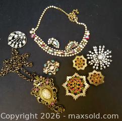 MaxSold Auction: Group of Vintage Signed/Unsigned Rhinestone Jewelry  - Aurora (Ontario, Canada) PARTNER MANAGED Downsizing Online Auction - Murray Drive