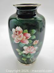 MaxSold Auction: Japanese Enamelled Vase With Roses  - Aurora (Ontario, Canada) PARTNER MANAGED Downsizing Online Auction - Murray Drive