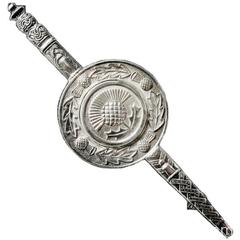 MaxSold Auction: Large Sterling Silver Scottish Brooch - Aurora (Ontario, Canada) PARTNER MANAGED Downsizing Online Auction - Murray Drive