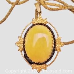 MaxSold Auction: Signed Miriam Haskell Pendant Necklace  - Aurora (Ontario, Canada) PARTNER MANAGED Downsizing Online Auction - Murray Drive