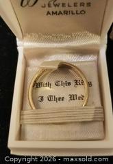 MaxSold Auction: Solid 10K Men's Gold Vintage  Wedding Ring - Aurora (Ontario, Canada) PARTNER MANAGED Downsizing Online Auction - Murray Drive